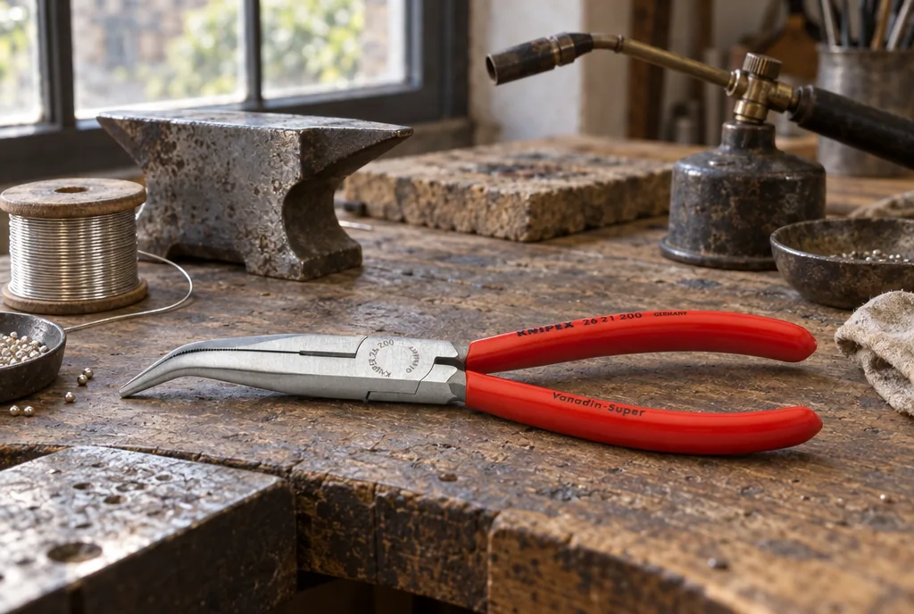 testx.se testar Knipex 26 21 200: bästa böjda spetstången i vardagsmiljö