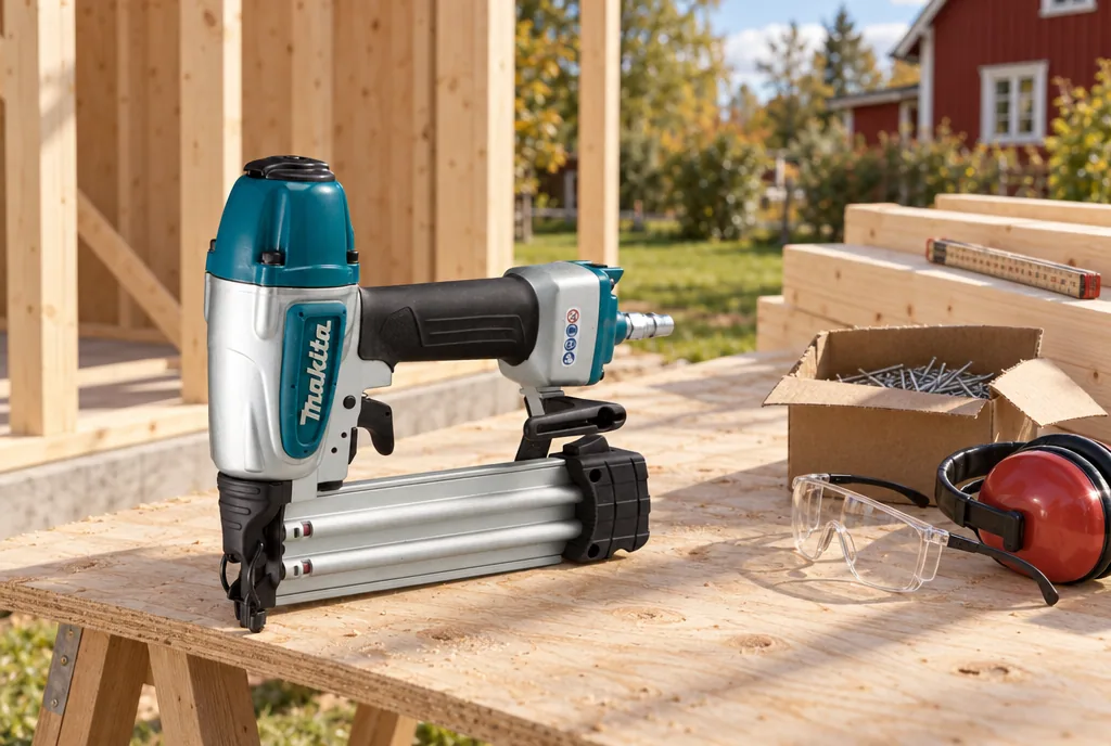 testx.se testar Makita AF506: spikpistol bäst i test i vardagsmiljö