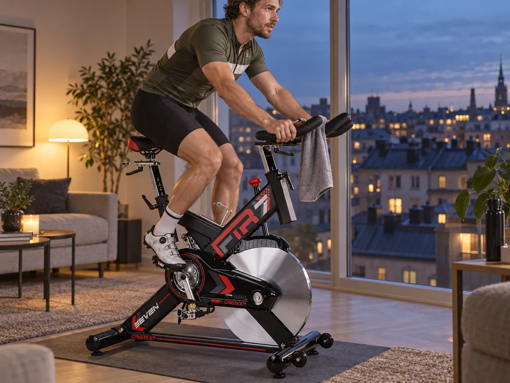Användning spinningcykel: Gymstick FTR 7 i vardagen