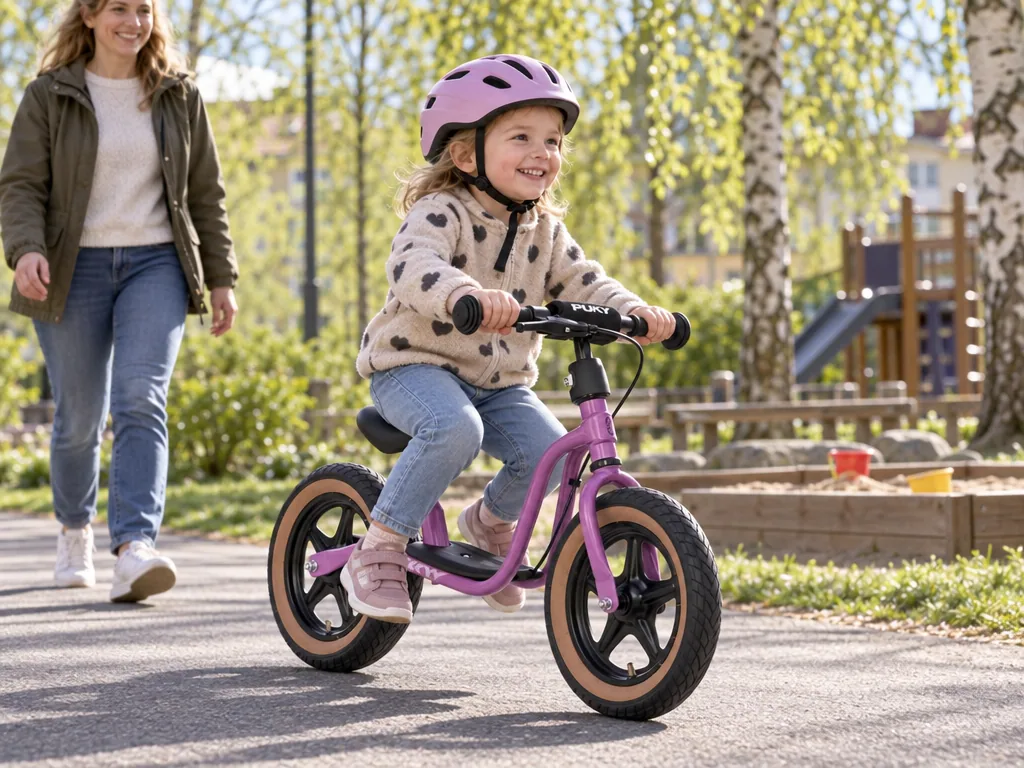Användning springcykel: Puky LR 1L Br i vardagen