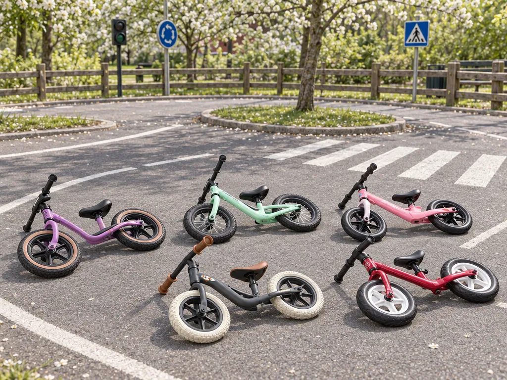 Olika sorters springcykel: de fem testade modellerna sida vid sida