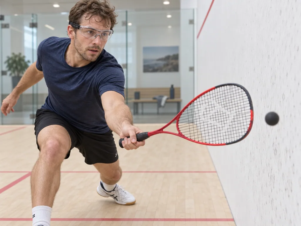 Användning squashracket: Dunlop CX 132 i vardagen