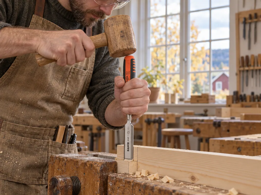 Användning stämjärn: Bahco 424P-25 i vardagen