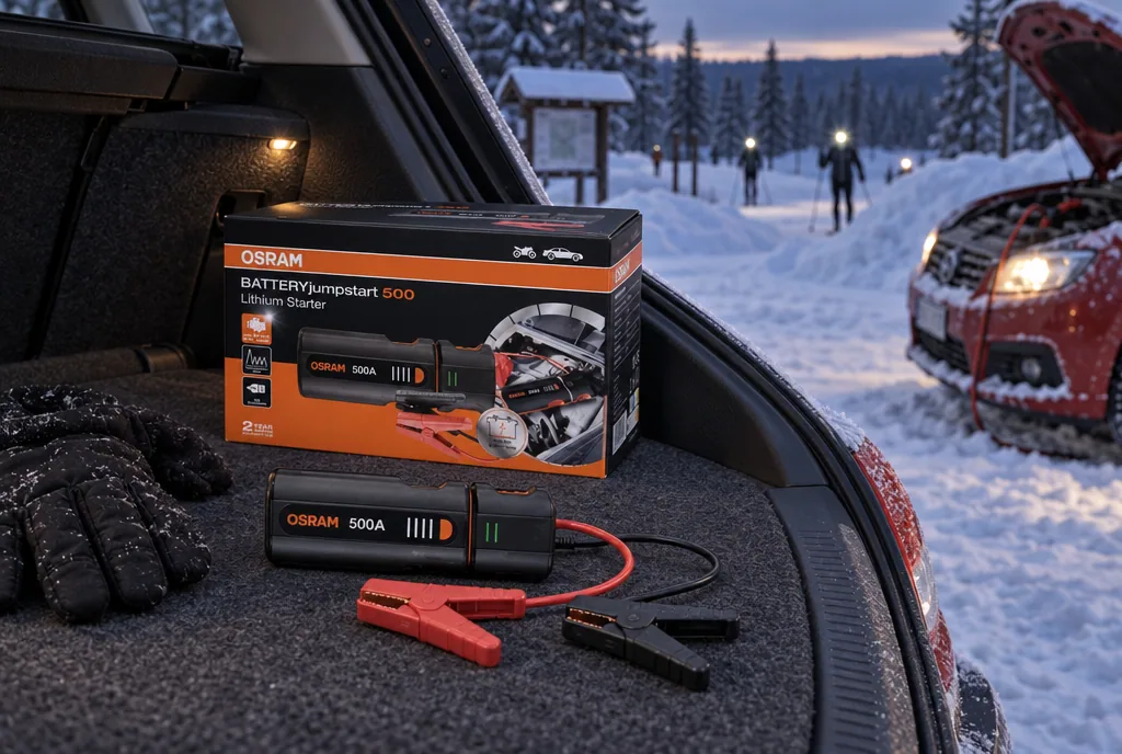 testx.se testar Osram Batteryjumpstart 500: bästa billiga i vardagsmiljö