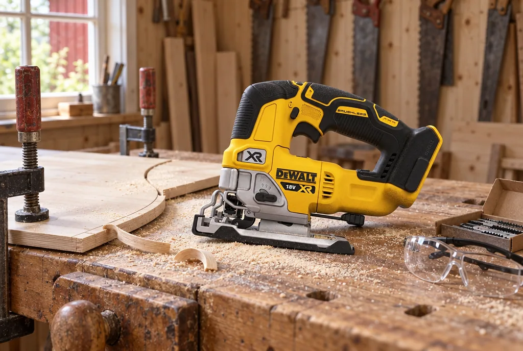 testx.se testar Dewalt DCS334N-XJ Solo: sticksåg bäst i test i vardagsmiljö