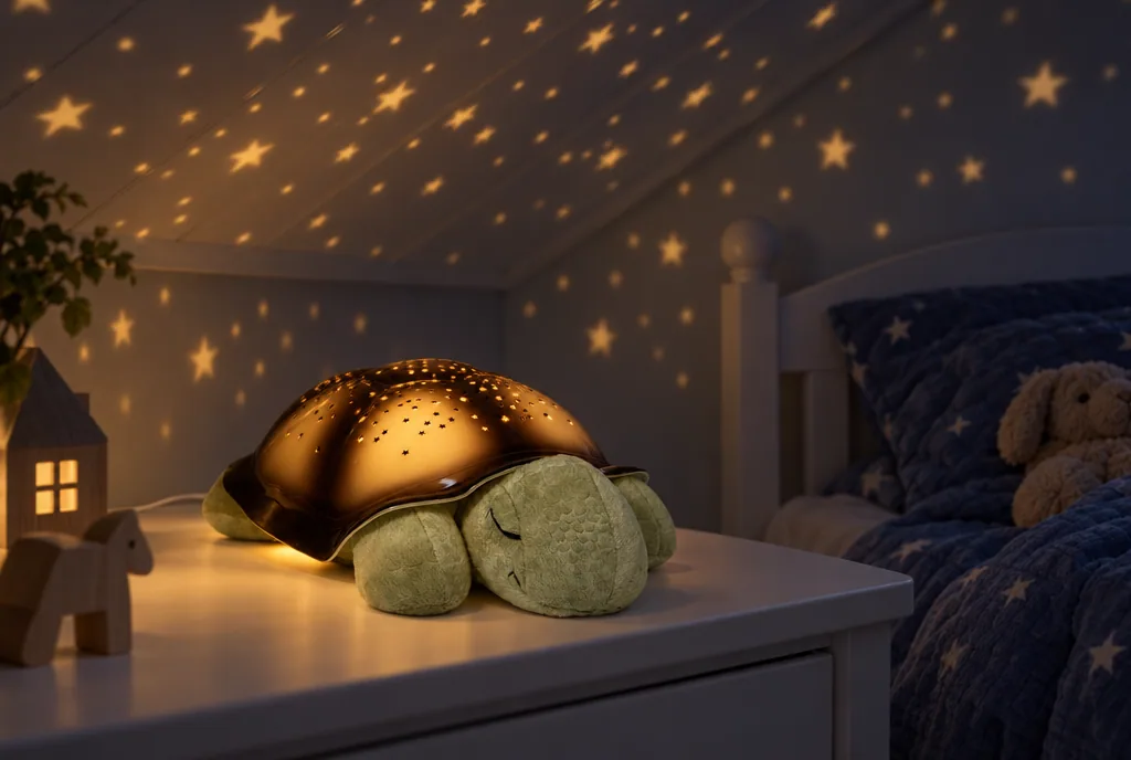 testx.se testar Cloud B Twilight Turtle Classic: stjärnhimmel lampa bäst i test i vardagsmiljö