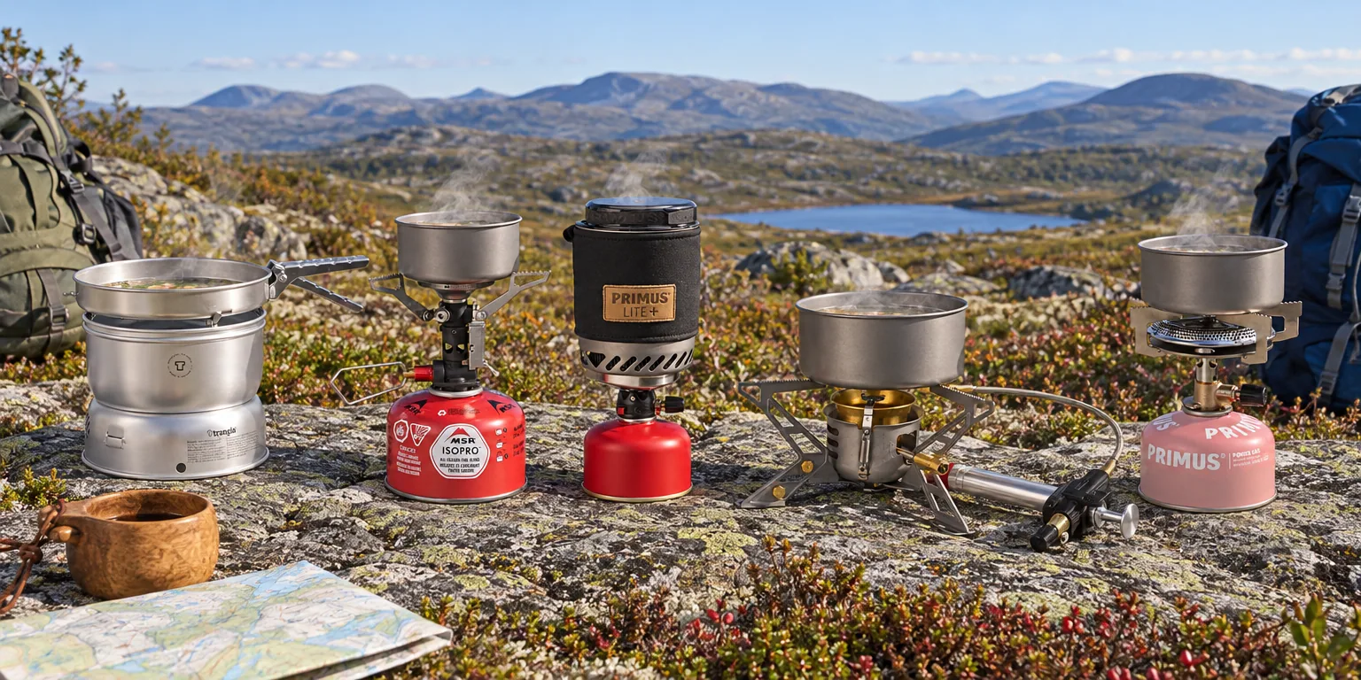 Testvinnarna från testet av stormkök: Trangia 25-1 UL, MSR Pocket Rocket Deluxe, Primus Lite Plus, Primus Multifuel III, Primus Mimer