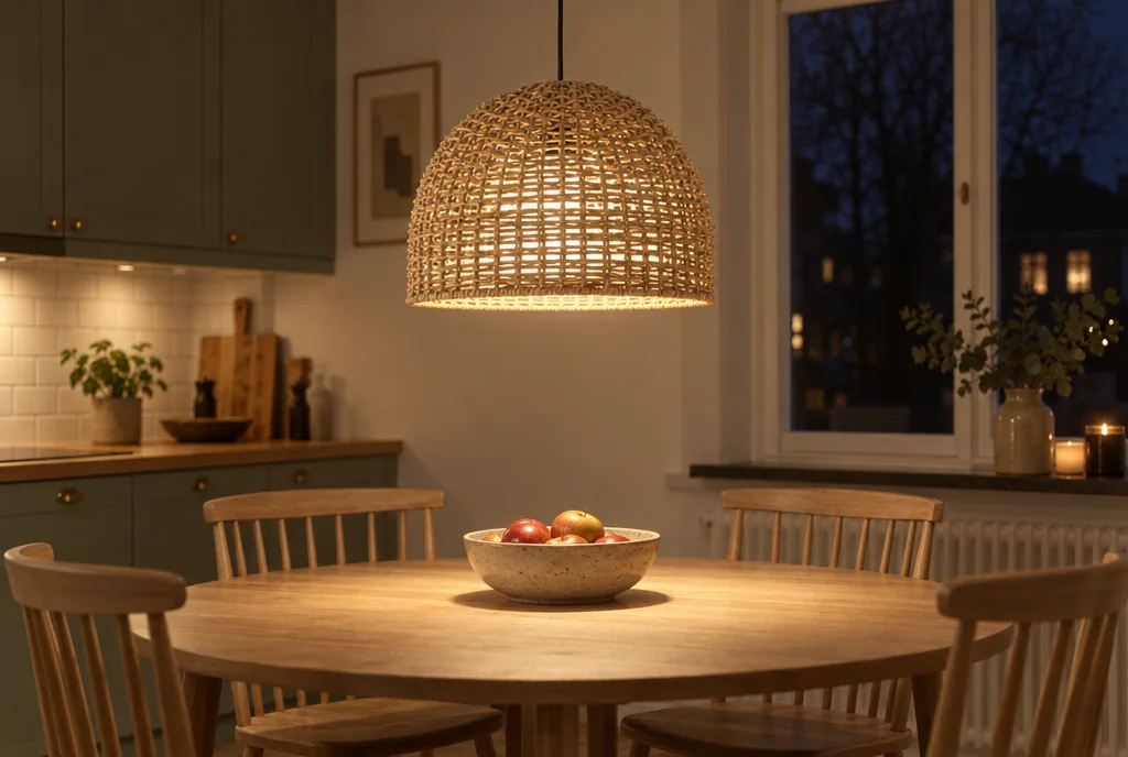 testx.se testar PR Home Cebu Ø46: bästa naturfiberlampa i vardagsmiljö