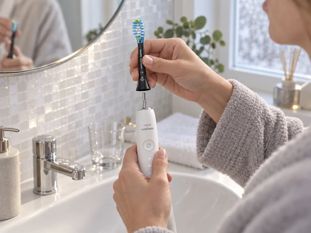 Användning tandborsthuvud: Philips Sonicare C3 Premium Plaque Defence 4-pack i vardagen