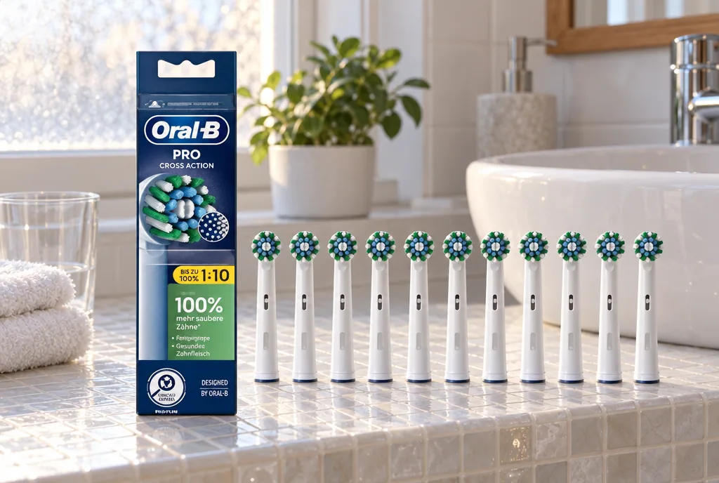 testx.se testar Oral-B Pro CrossAction 10-pack: bästa för roterande eltandborstar i vardagsmiljö