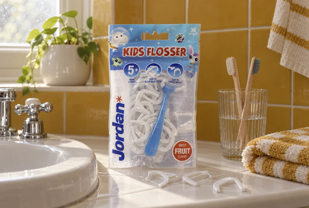 testx.se testar Jordan Kids Flosser 36-pack: bästa för barn i vardagsmiljö