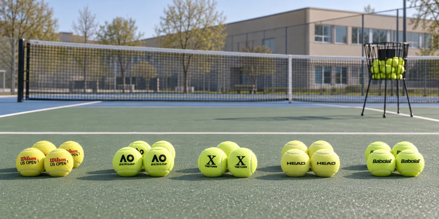 Testvinnarna från testet av tennisbollar: Wilson US Open, Dunlop Australian Open 2x4, Tretorn Micro X, Head Championship, Babolat Green Stage 1