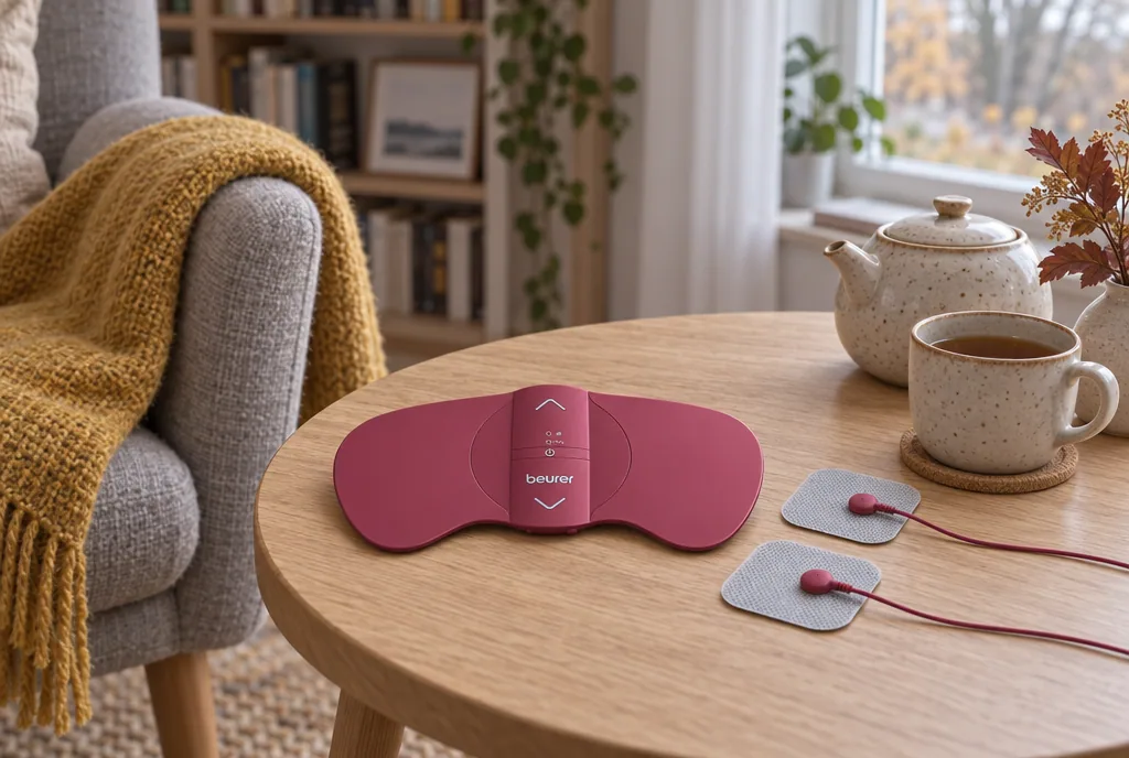 testx.se testar Beurer EM 50 Menstrual Relax: bästa sladdlösa värmeplattan i vardagsmiljö