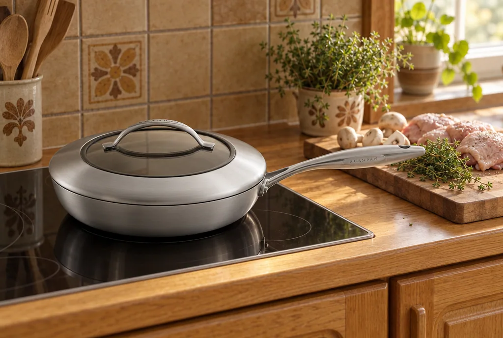 testx.se testar Scanpan CTX med lock 28 cm: bästa med non-stick i vardagsmiljö