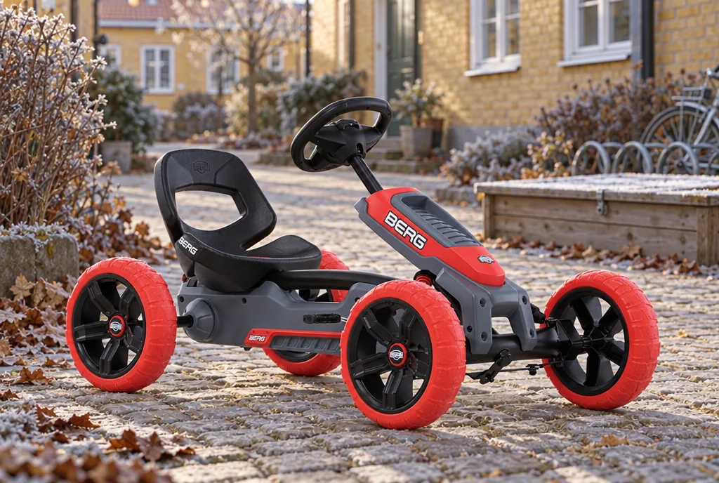 testx.se testar BERG Reppy Rebel: bästa go-kart för förskolebarn i vardagsmiljö