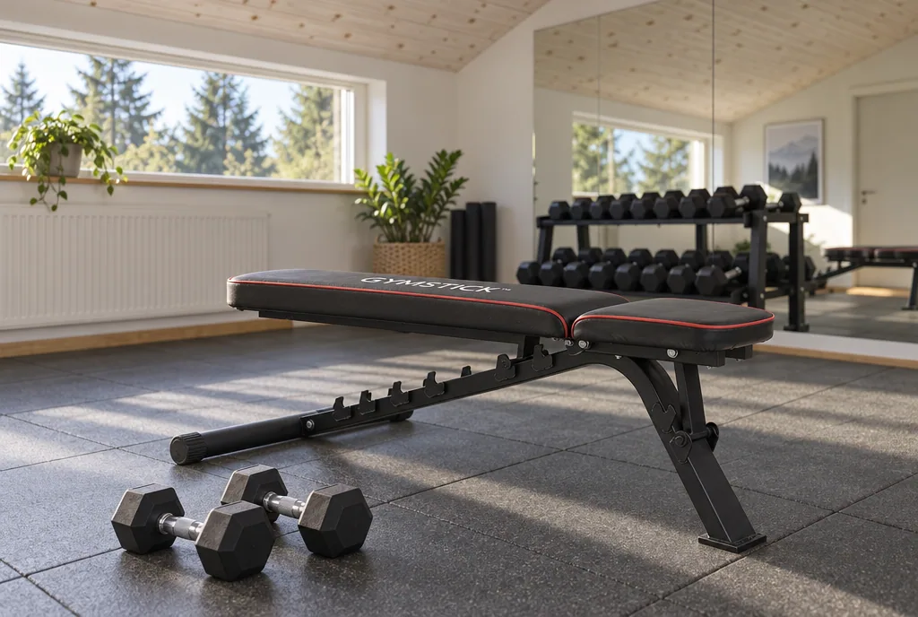 testx.se testar Gymstick Fitness Bench: bästa billiga i vardagsmiljö