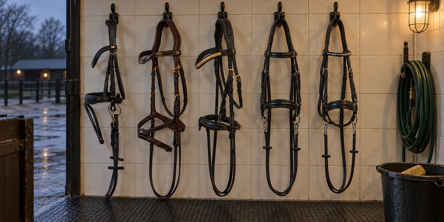 Testvinnarna från testet av träns: Horse Guard Ergo Light, Dyon X-Fit, Jacson California Aachenträns, Horse Guard Cheval, QHP Sunna