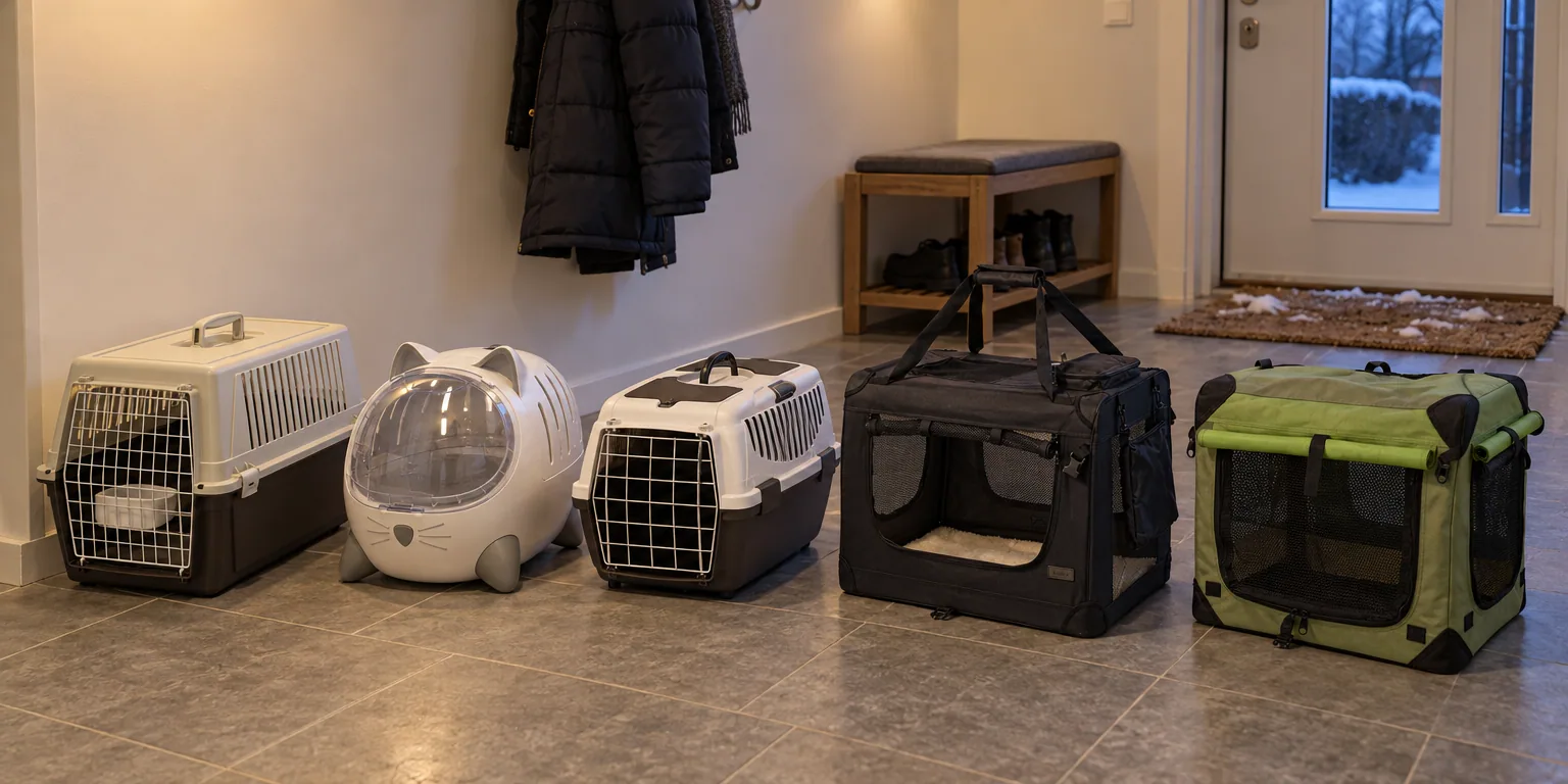 Testvinnarna från testet av transportbur katt: Ferplast Atlas 30, Catit Pixi Mio, Kerbl Gulliver 3, Lionto Dibea S, Dogman Milou M