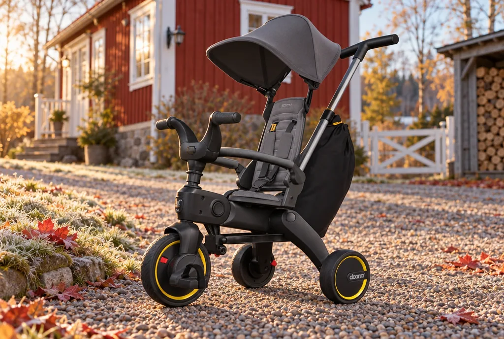 testx.se testar Doona Liki Trike S3: trehjuling bäst i test i vardagsmiljö