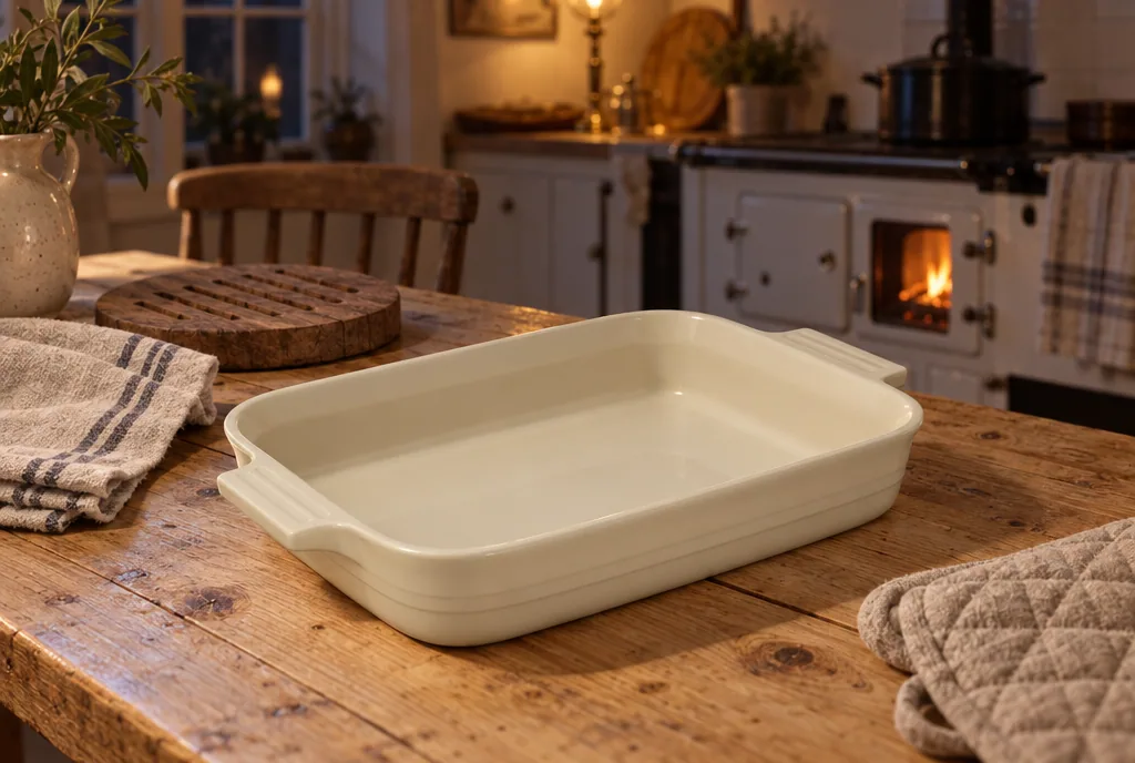 testx.se testar Le Creuset Heritage 32 cm: ugnsform bäst i test i vardagsmiljö