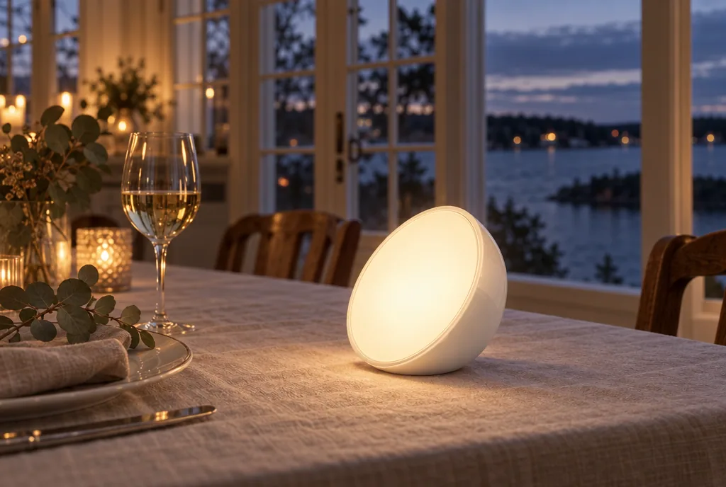 testx.se testar Philips Hue Go: uppladdningsbar lampa bäst i test i vardagsmiljö