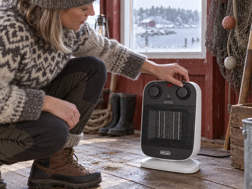 Användning värmefläkt: De'Longhi HFX60V20 i vardagen