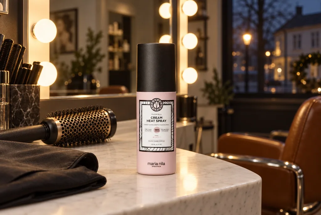 testx.se testar Maria Nila Cream Heat Spray: bästa för färgat hår i vardagsmiljö