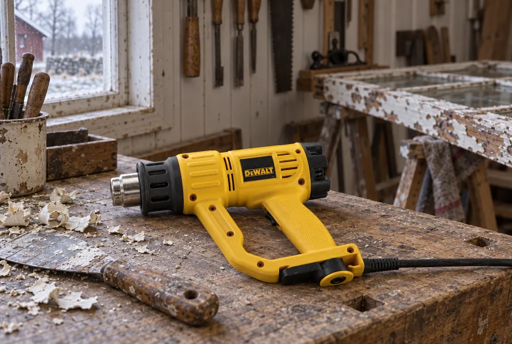 testx.se testar Dewalt D26411: varmluftspistol bäst i test i vardagsmiljö