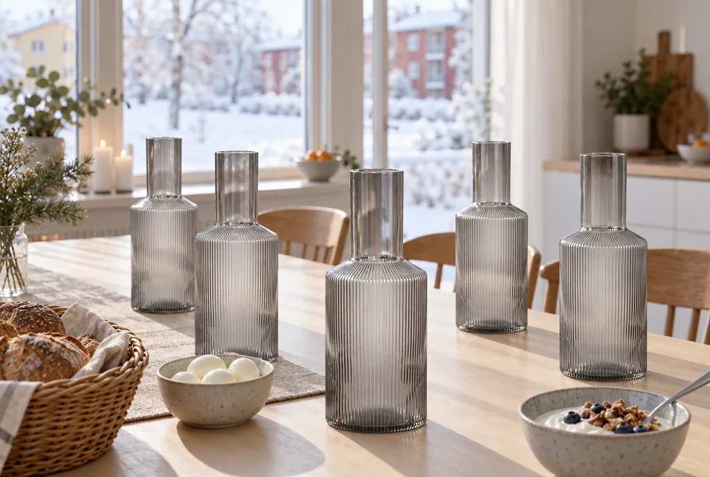 testx.se testar ferm LIVING Ripple karaff 1 l: vattenkaraff bäst i test i vardagsmiljö