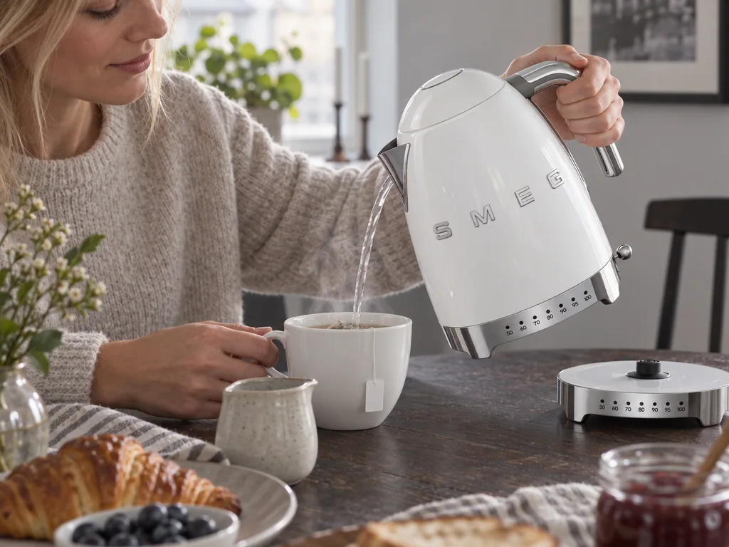 Användning vattenkokare: Smeg 50's Style KLF04WHEU i vardagen