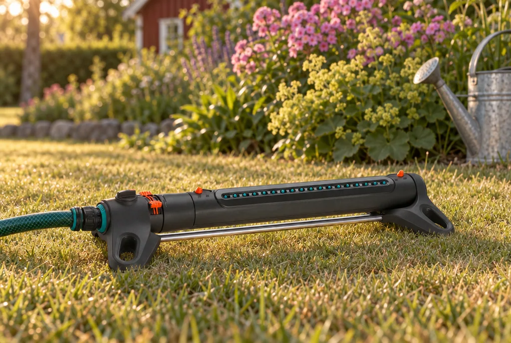testx.se testar Gardena AquaZoom L: vattenspridare bäst i test i vardagsmiljö