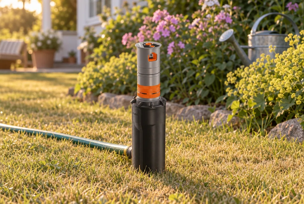 testx.se testar Gardena Pop-up Turbosprinkler T 380: bästa nedgrävda spridaren i vardagsmiljö