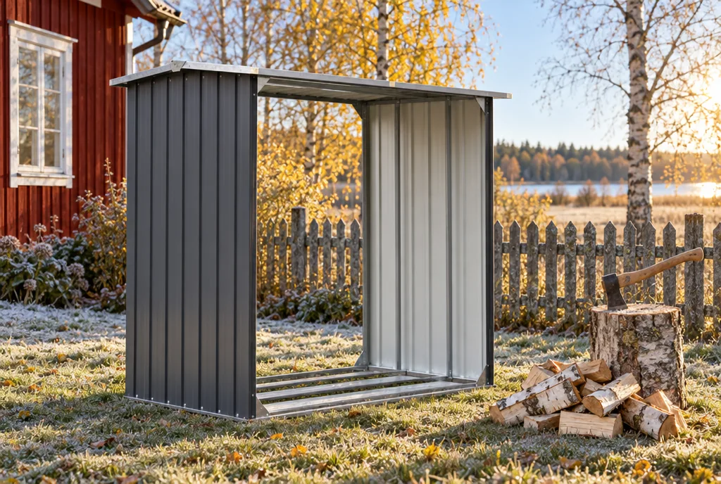 testx.se testar vidaXL Vedskjul 172x91x154: bästa billiga i vardagsmiljö