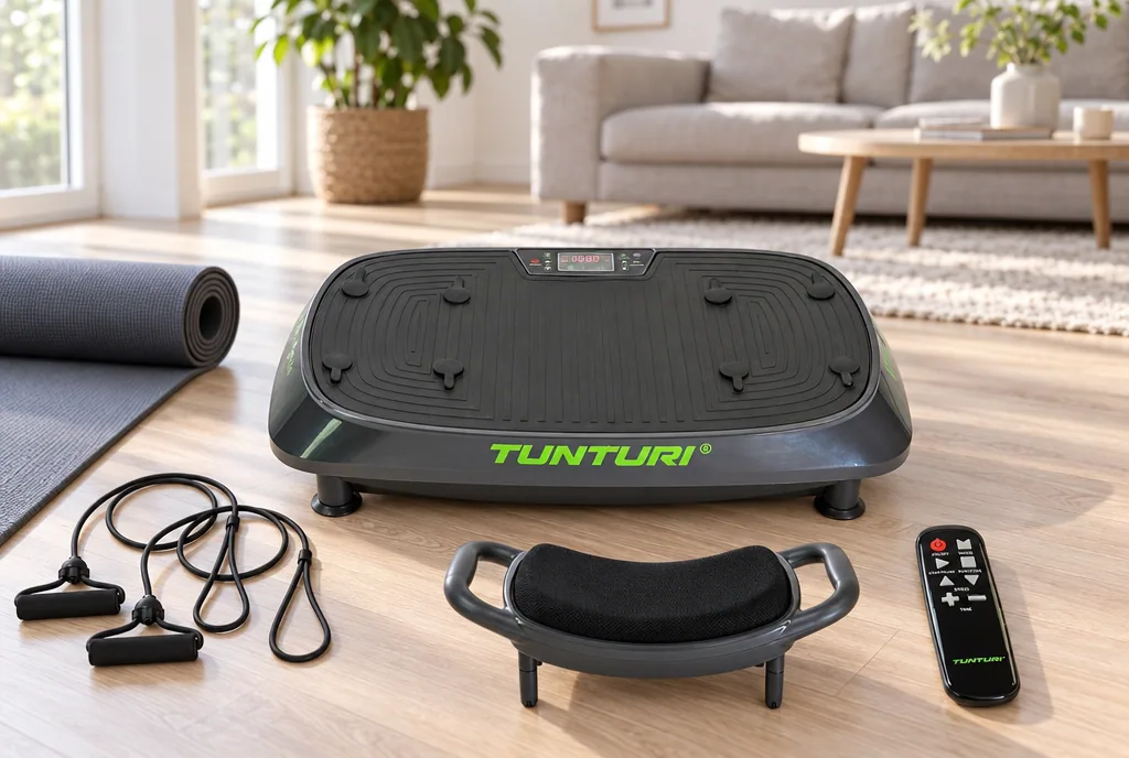 testx.se testar Tunturi Cardio Fit V20: vibrationsplatta bäst i test i vardagsmiljö