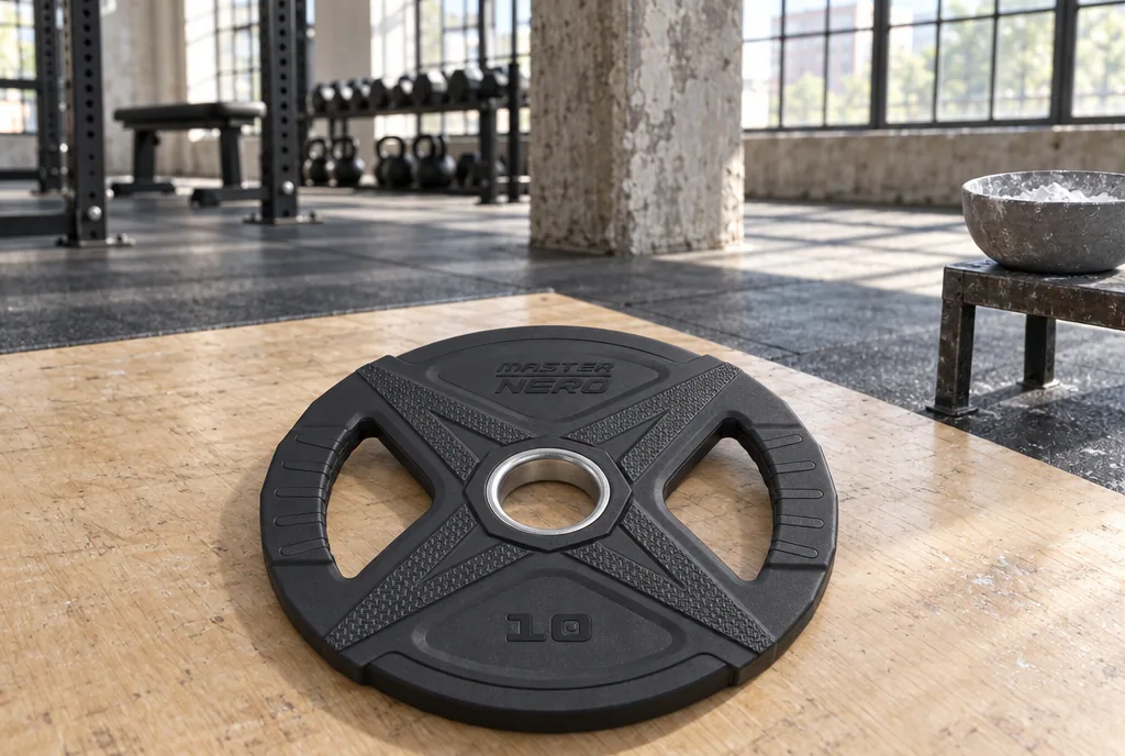 testx.se testar Master Fitness Nero Rubber Plate 10 kg: bästa gummerade gjutjärnsskivan i vardagsmiljö