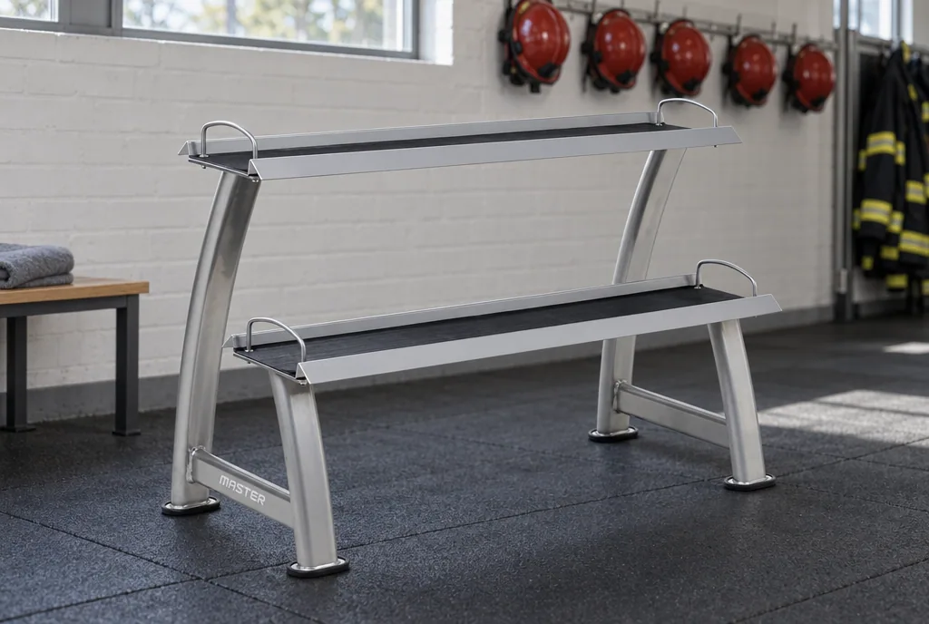 testx.se testar Master Fitness Kettlebellställ Silver: bästa kettlebellställ i vardagsmiljö