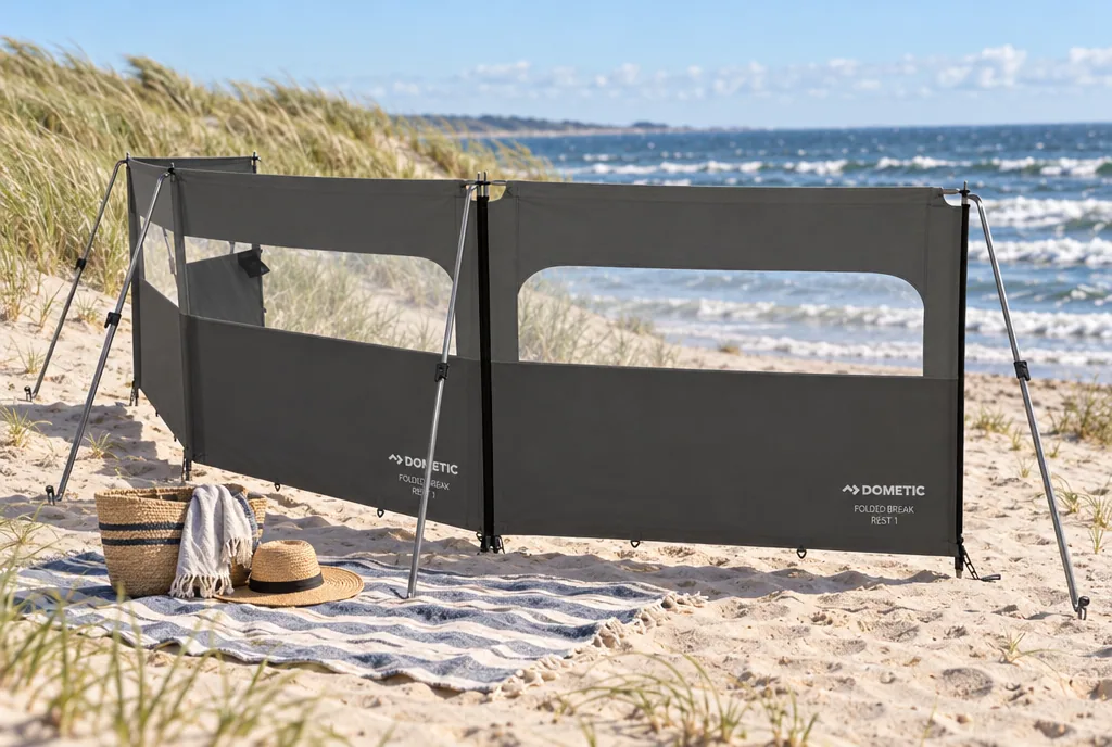 testx.se testar Dometic Poled Break Rest 3: vindskydd bäst i test i vardagsmiljö