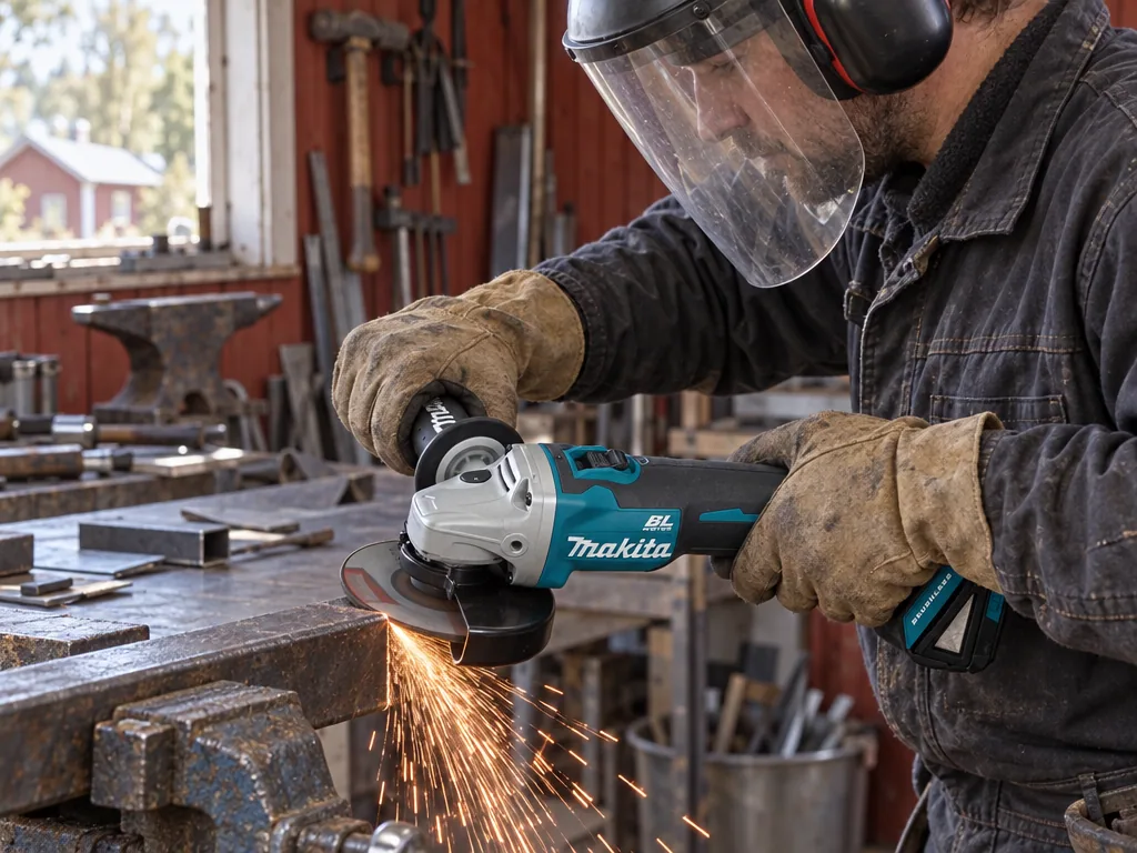 Användning vinkelslip: Makita DGA506Z Solo i vardagen