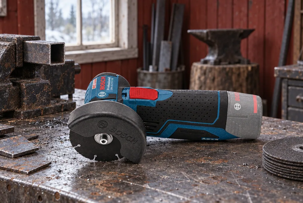 testx.se testar Bosch GWS 12V-76 Professional Solo: bästa minislipen i vardagsmiljö