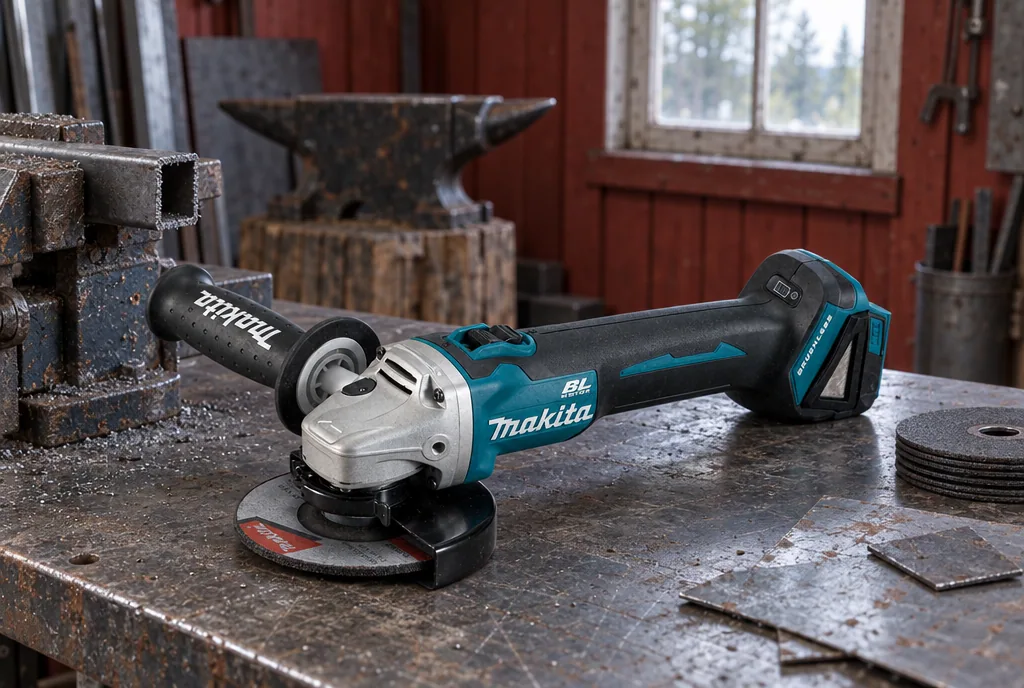testx.se testar Makita DGA506Z Solo: vinkelslip bäst i test i vardagsmiljö