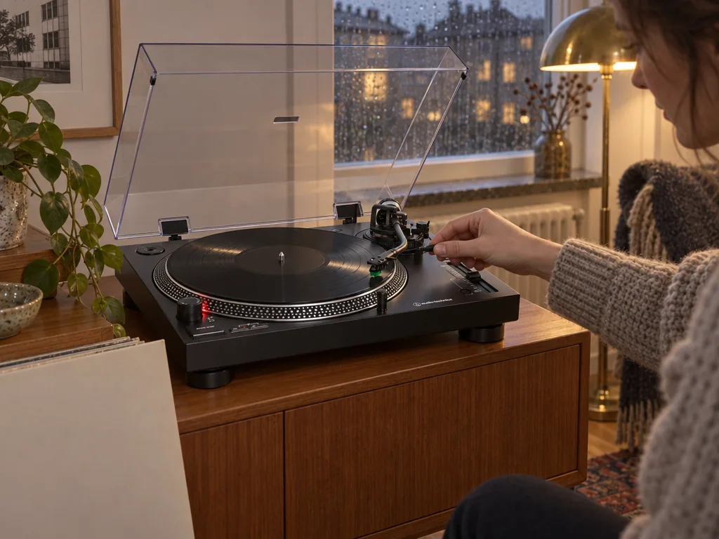 Användning vinylspelare: Audio-Technica AT-LP120XUSB i vardagen
