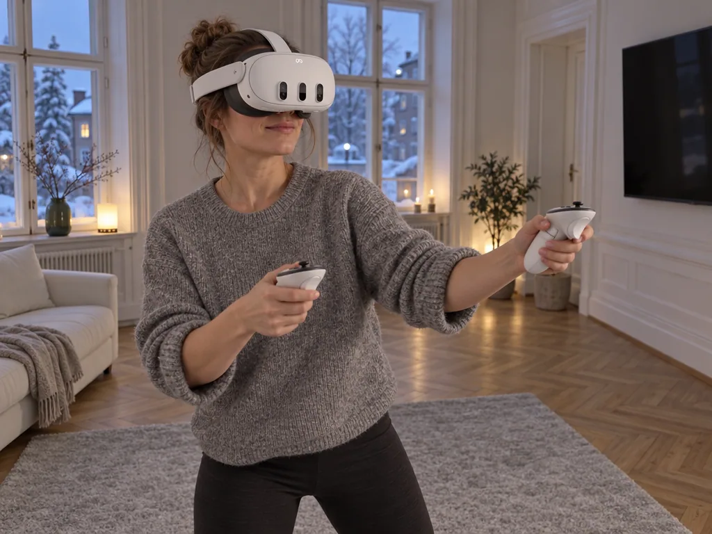Användning VR-glasögon: Meta Quest 3 512 GB i vardagen