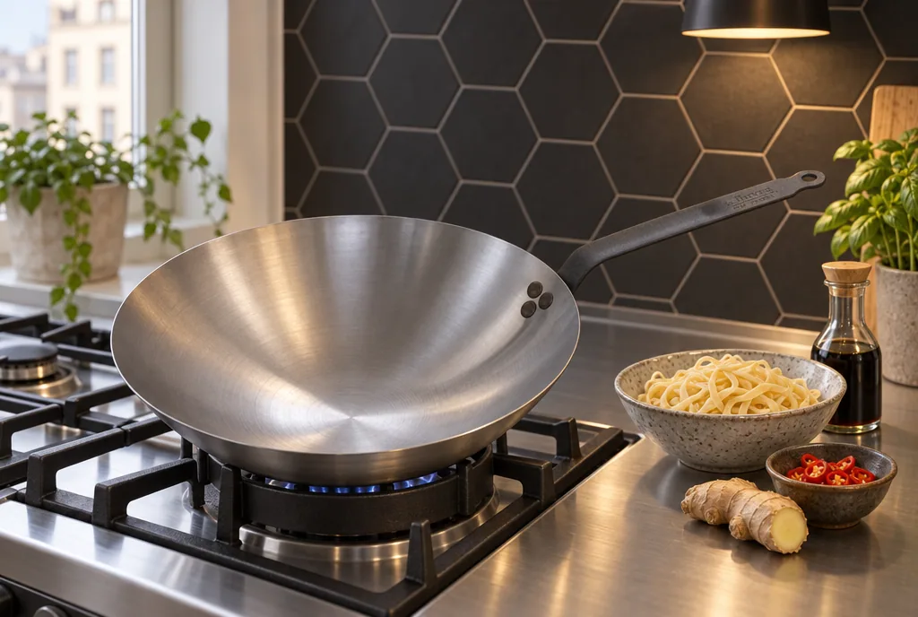 testx.se testar De Buyer Carbone Plus 35,5 cm: bästa kolstål för gasspis i vardagsmiljö