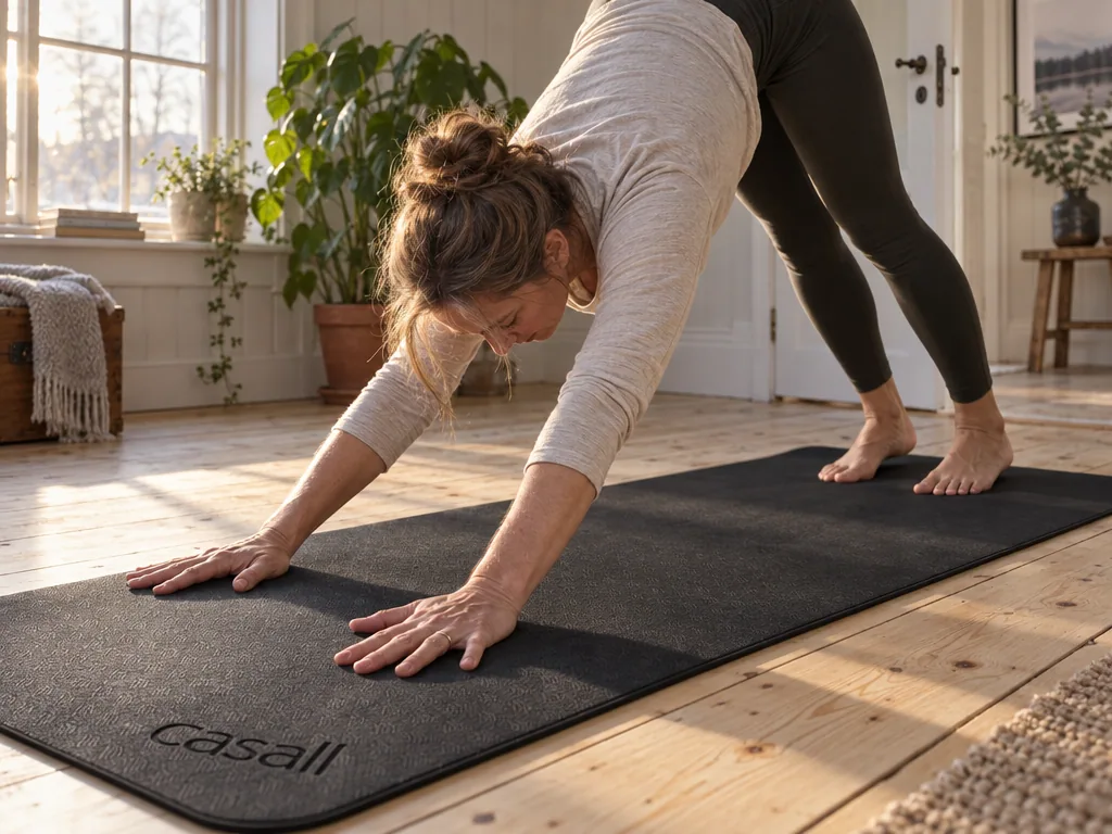 Användning yogamatta: Casall Yogamatta Position 4mm i vardagen