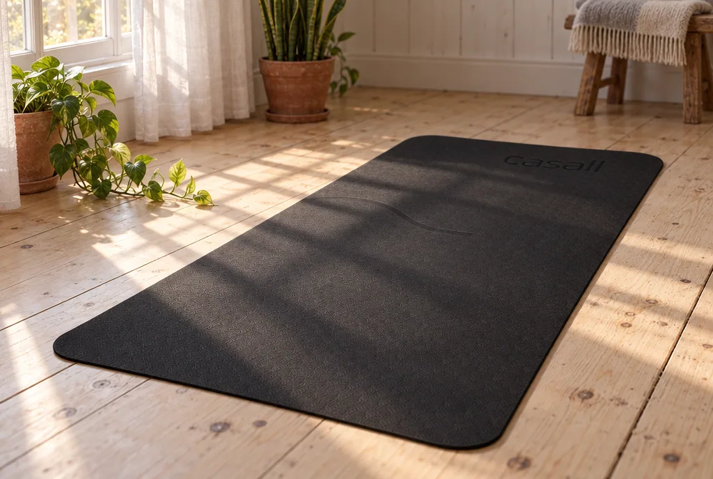 testx.se testar Casall Yogamatta Position 4mm: yogamatta bäst i test i vardagsmiljö