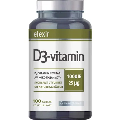 Elexir Pharma D3-vitamin 1000 IE