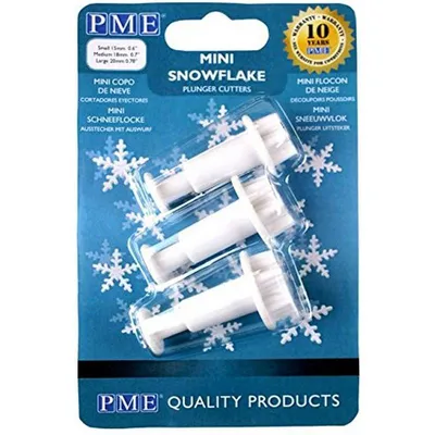 PME Mini Snowflake 3 st