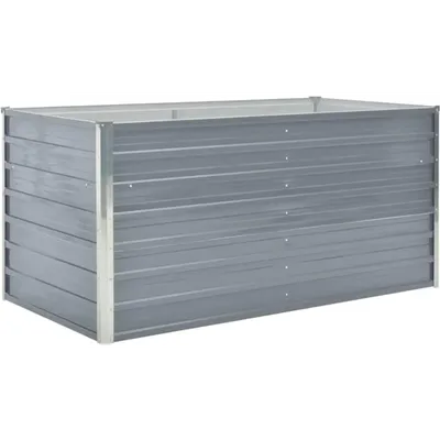vidaXL Galvaniserad bädd 160x80x77