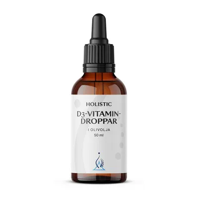 Holistic D3-vitamin droppar 50 ml