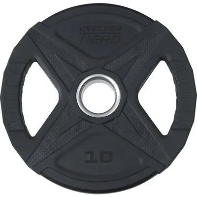 Master Fitness Nero Rubber Plate 10 kg